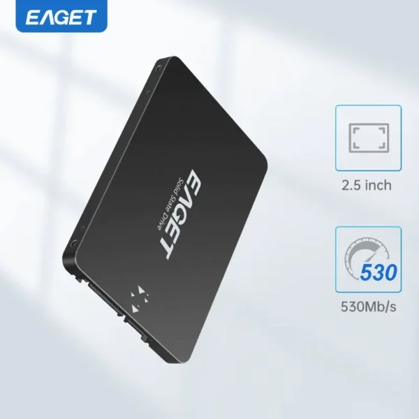 Disque dur SSD Eaget SATA 3 – 120 Go à 480 Go pour un stockage rapide et fiable en voyage