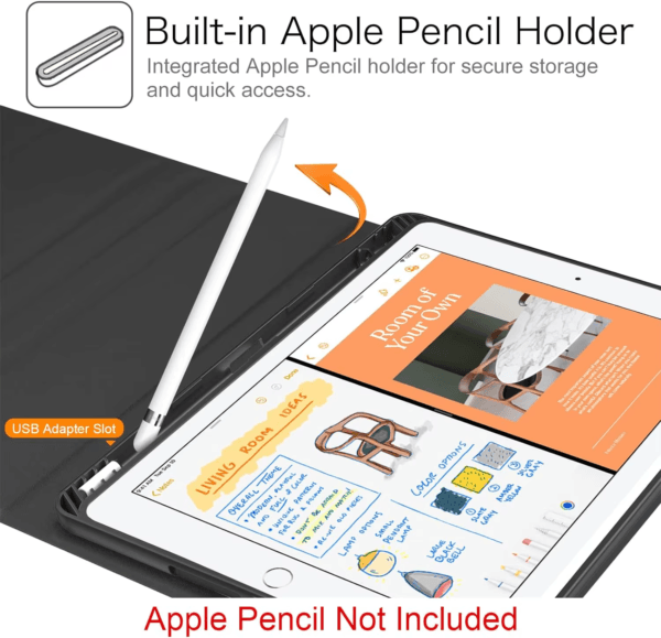 Étui pour clavier AZERTY pour iPad Pro 11 2022 Pro 10.5 9.7 Air 4 4e Air 5 5e 10.2 9e 7e 8e 9.7 5e 6e 10e génération – Image 4