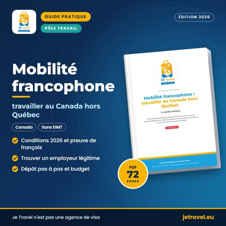 Mobilité francophone : travailler au Canada hors Québec : le guide pratique